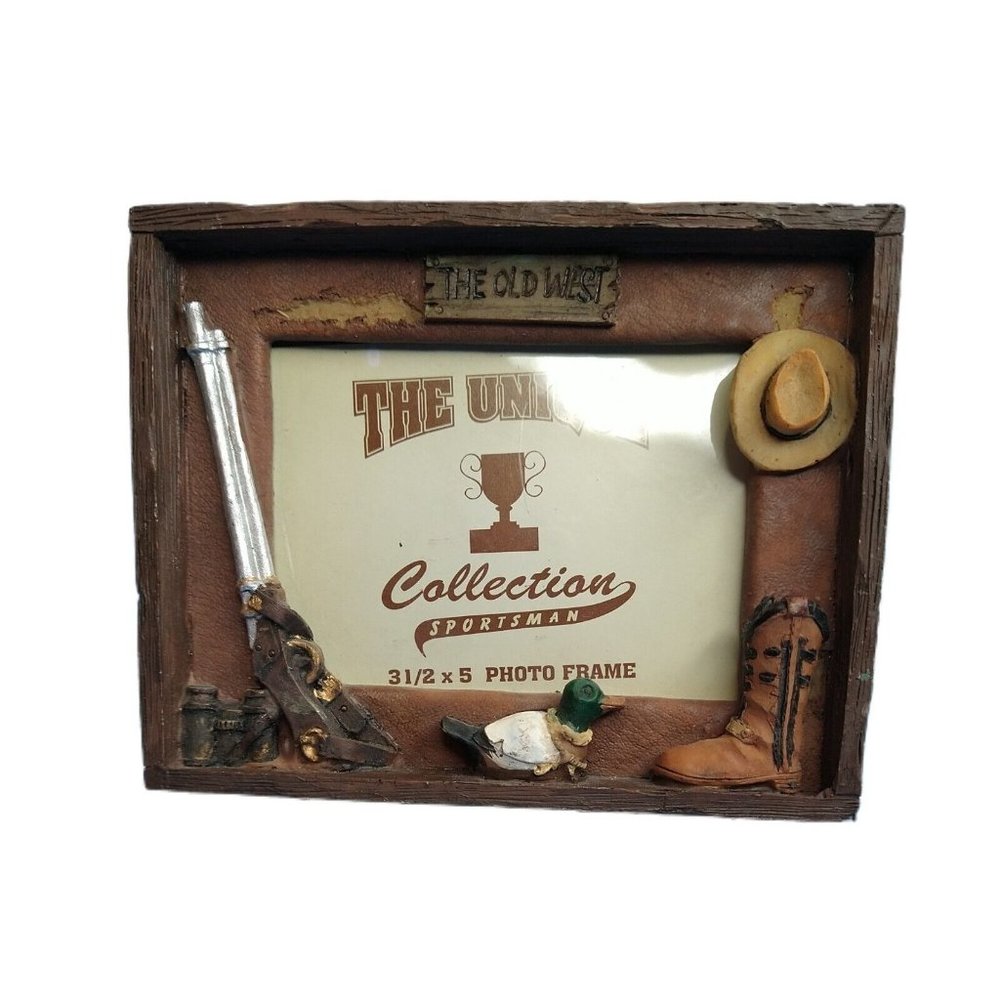 The Unique Collection Sportsman 3.5" X 5 Photo Frame The Old West